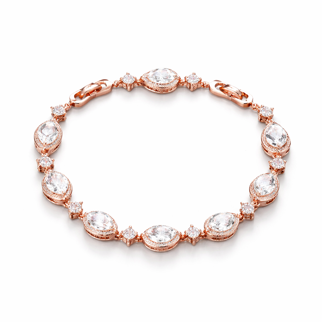 Bracelet Élégance – Zircon