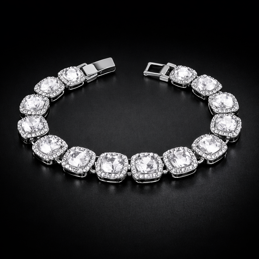 Bracelet Halo Cushion