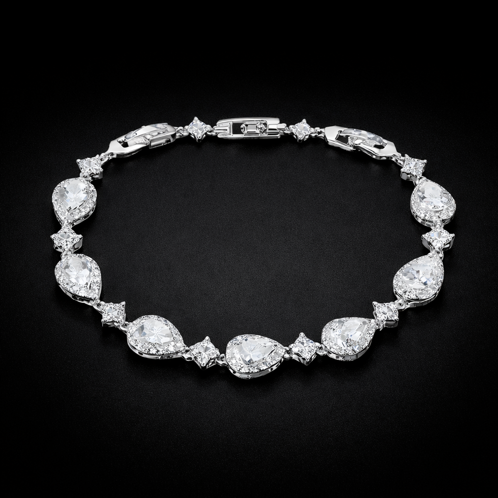 Bracelet Élégance – Zircon
