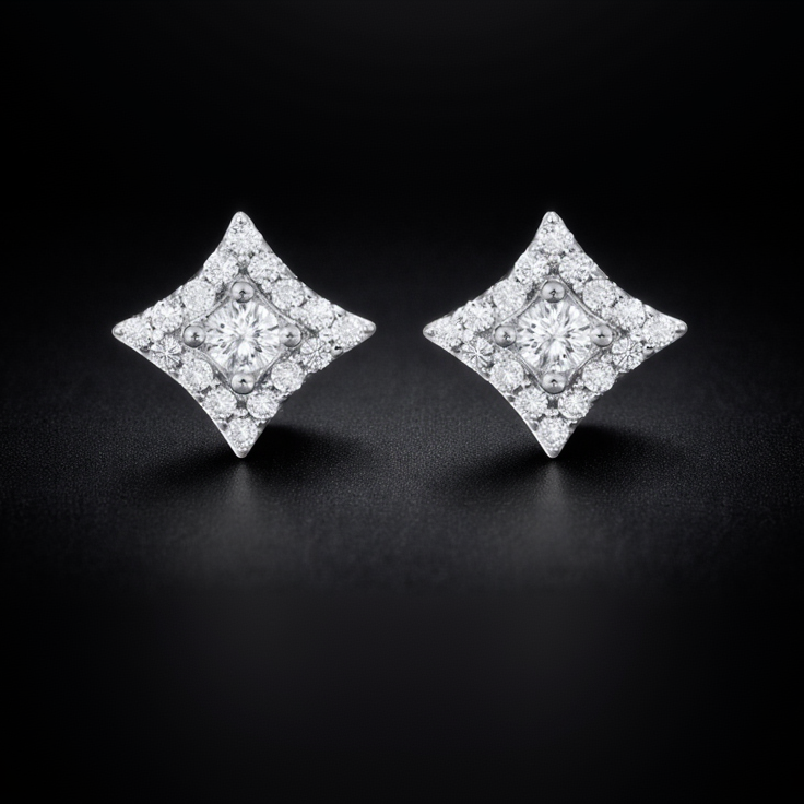 Boucles d’Oreilles Diamond Stud