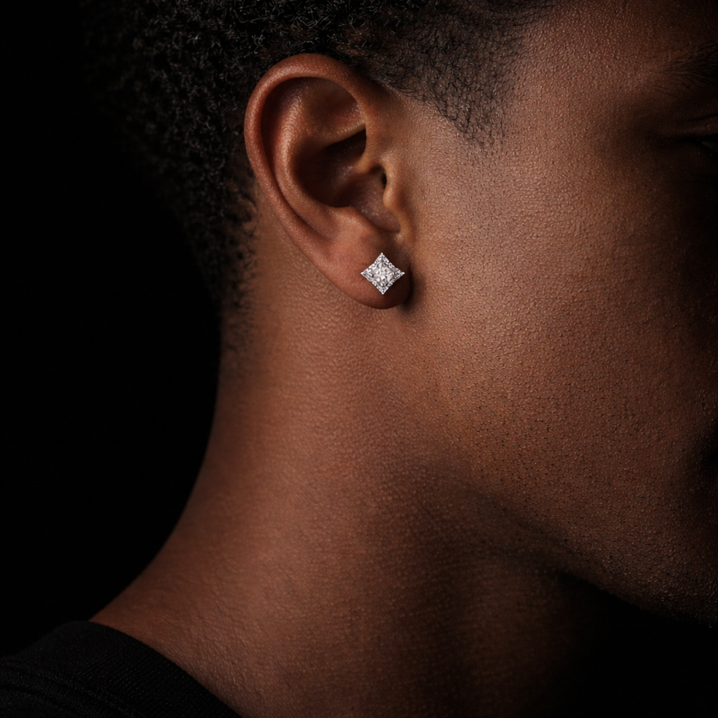 Boucles d’Oreilles Diamond Stud